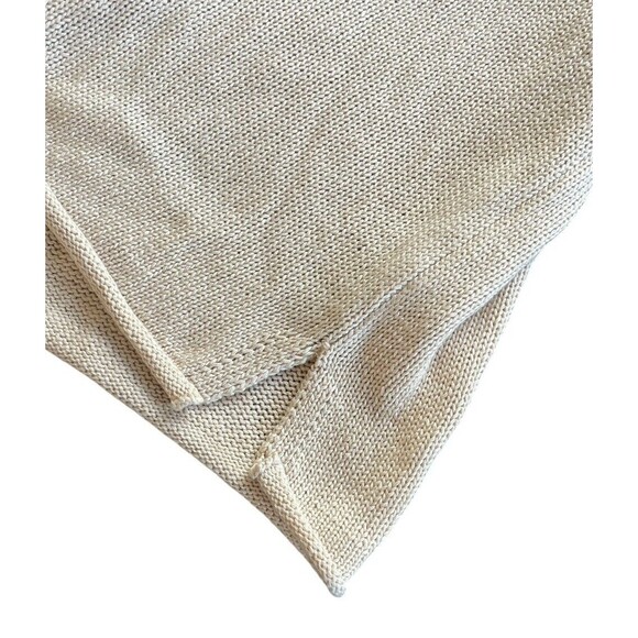 Marled USA  Knit Sweater Womens Medium Embroider  Pullover Rolled Hem Patriotic‎ - Picture 6 of 11